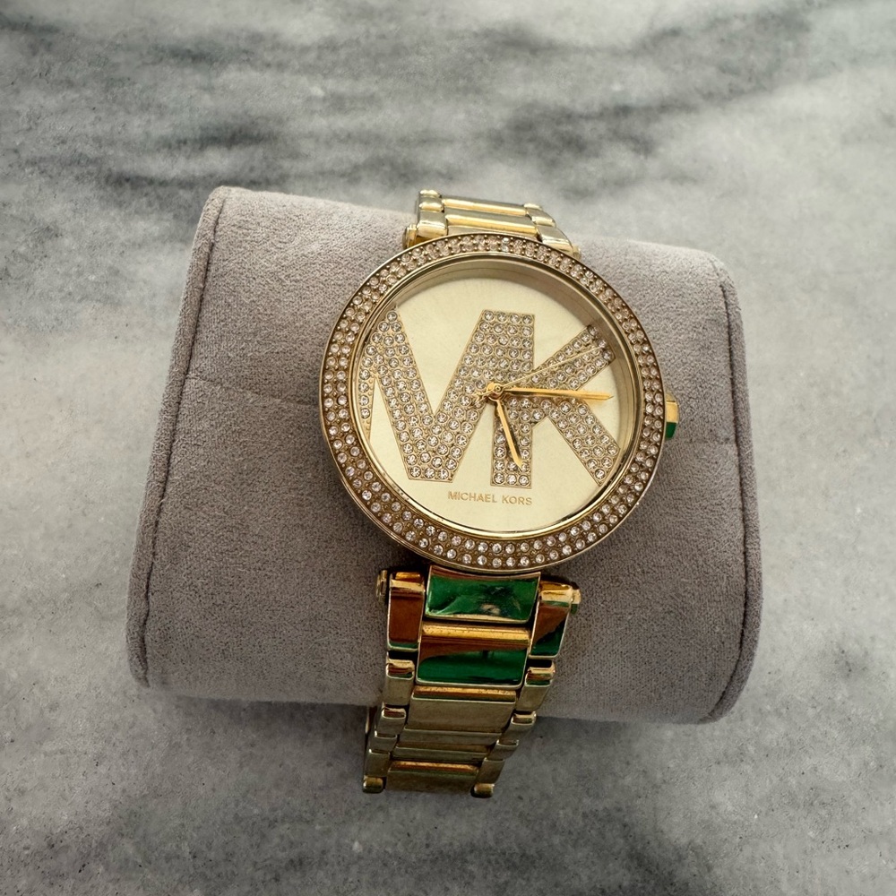 Michael Kors Gold and Green Women's Watch